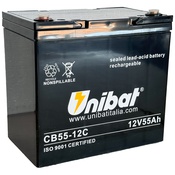 BATTERIA SLA  UNIBAT DEEP CYCLE 